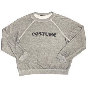 ❌SOLD❌ Wildfox Easy Costume Sommers Sweatshirt in Heather Gray Fleece NWT